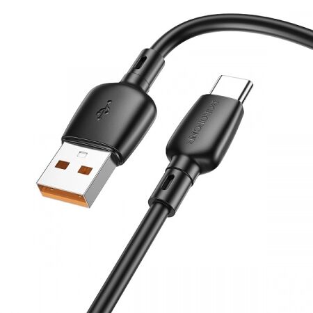 USB-C кабель BOROFONE BX93 Super Type-C, 3A, 100W, 1м, PVC (черный) - 1