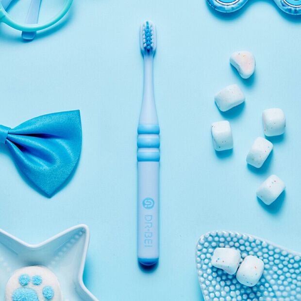 Детская зубная щетка Dr.Bei Toothbrush Children (Blue/Голубой) - 5