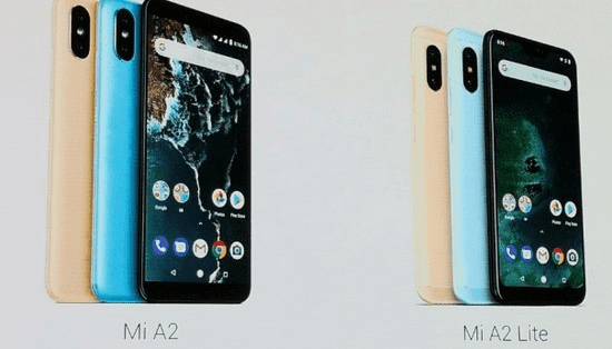 Дизайн смартфонов Xiaomi Mi A2 и Xiaomi Mi A2 Lite