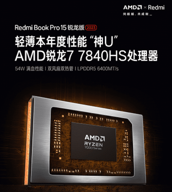 Технические характеристики ноутбука RedmiBook Pro 15 Ryzen Edition 2023