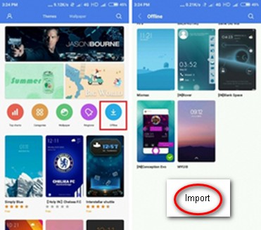 Импорт шрифта Закачка выбранного шрифта