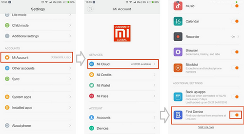 Инструкция по поиску смартфона Инструкция по поиску смартфона через Mi-аккаунт
