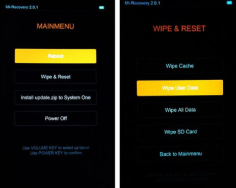 Сброс настроек на Xiaomi Сброс настроек на Xiaomi